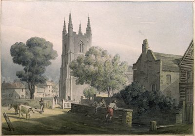 Église paroissiale de Croydon, 1813 - John Preston Neale